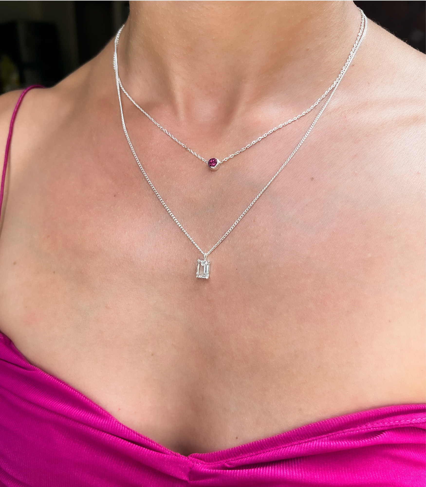 COLLAR BIRTHSTONE