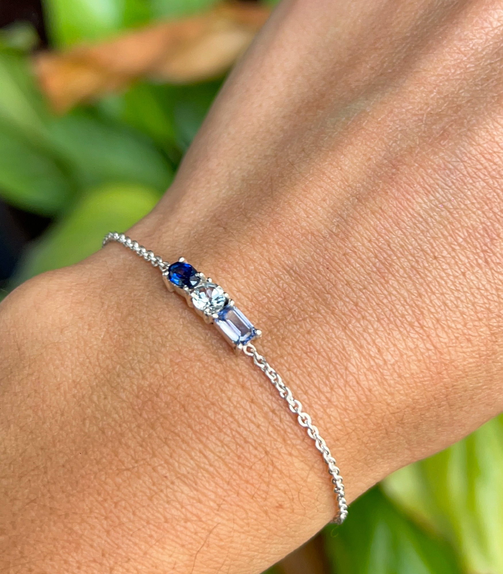PULSERA 3 PIEDRAS