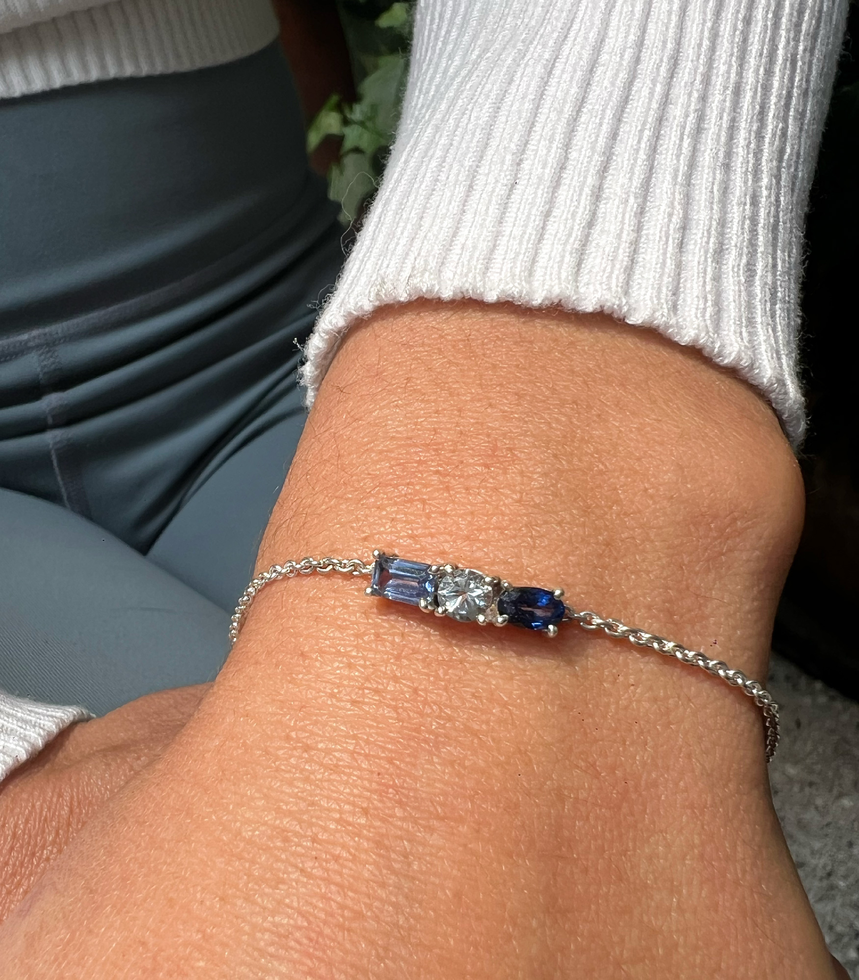 PULSERA 3 PIEDRAS