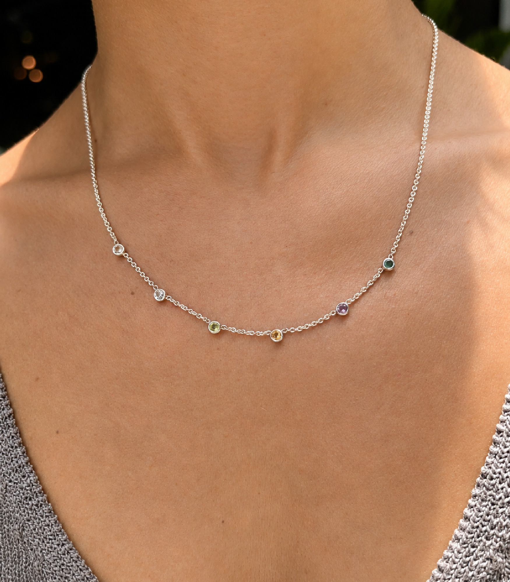 FAMILY NECKLACE PLATA