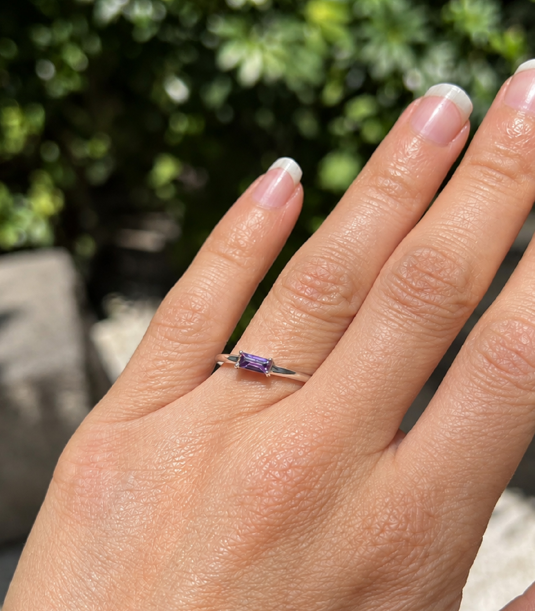 ANILLO PIEDRA EN PLATA